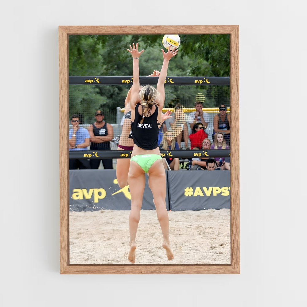 Poster Olympic beach volley – affiche Beach-volley (vue 4)